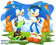 Discovery Sonic & Legacy Sonic-Fanart